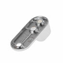 Wardrobe Clothes Tube Support Closet Rod Pole End Bracket Thickening Holder 2pcs