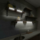 20 LED PIR Sensor Cabinet Light USB Charging Dimmable Lamp Bar for Closet