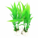 10pcs Artificial Aquatic Plant Plastic Grass   Tank Aquarium Decor-Green
