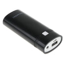 USB Power Bank Battery Charger Case DIY Box With LED Light for Phone black