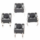 100 Pcs 6 x 6mm x 4.3mm Panel PCB Momentary Tactile Tact Push Button Switch C3A4