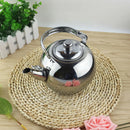 1.6l stainless steel camping teapot coffee pot with strainer for water / tea