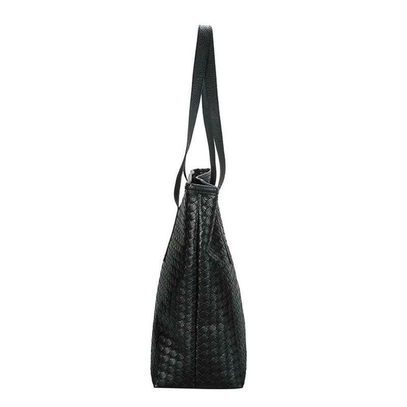New 3pcs Autumn Women Handbag Shoulder Bag Set Female Woven Messenger Bag A