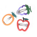 5PCS Baby Cute Fruits Hairpins Girls Hair Accessories BB Hair Headwear JR