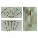 50 Pcs DIY Metal 38mm/1.50" T Pins For Modelling Macrame .Wigs Sewing Craft W1Y5