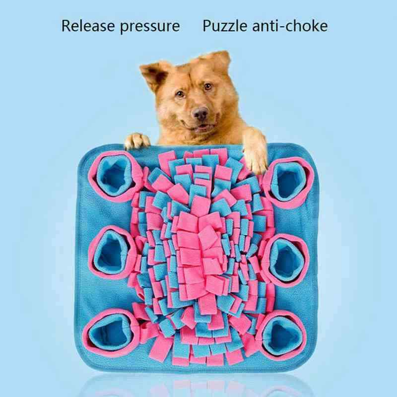 Dog Snuffle Feeding Mat Washable Pet Training Mat Sniffing Soft Fleece Pad