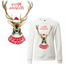 Christmas Elk Patches Washable Heat Transfer Iron-on Patch DIY Accessory Pa JR