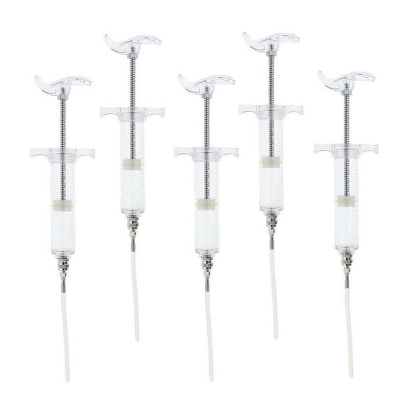 5 Pieces Safety Clear Pet Bird Feeding Syringe Parrot Feeders Injector 20ml