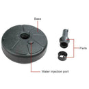 38cm Patio Umbrella Base Stand Heavy Duty Holder Outdoor Market Yard Beach J5F4