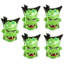5 Pieces Pumpkin Monster Aluminum Film Balloon Halloween Party Decor 49x67cm