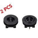 2x Fixing Grips Clamp Floor Holder Car Mat Carpet Clip Anti-Slip Knob Pads Black