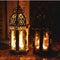 4 Pieces Retro Tabletop Candle Holder Hanging Wind Light Lantern Ornaments