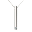 Urn Memorial Cylinder Pendant Necklace Ashes Keepsake Exquisite Cremation .