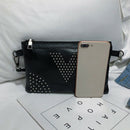 Pu Leather Black Handbags Women Clutch Bag Messenger Bag Leather Shoulder C H6V1