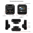 Mini 1.6in Car DVR Camera HD 1080P Loop Recording Audio Recorder Dash Cam Black