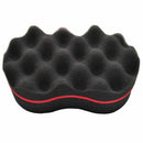 Double Sided Barber Hair Brush Sponge Dreads Locking Twist Coil Afro Curl W
