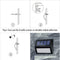 4pcs Outdoor 6LED Solar Power Stair Light Waterproof Garden Street Lamp