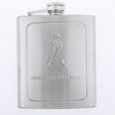 Hip Flask Stainless Steel Pocket Flask for Whiskey, Alcohol, Vodka, 7oz C