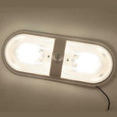 48 LED Dome Light Interior Ceiling Lamp with Switch for RV Marine Boat Yacht