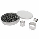 Cookie Cutter Stainless Steel 24 PCS Cookie Cake Cutters with Box DIY Mini