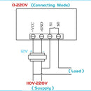 DC12V 20A Digital Display Time Delay Relay Timing Timer Cycling Module