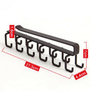 Kitchen Storage Rack Cupboard Hanging Hook Shelf Cup Dish Storage Shelf Bat