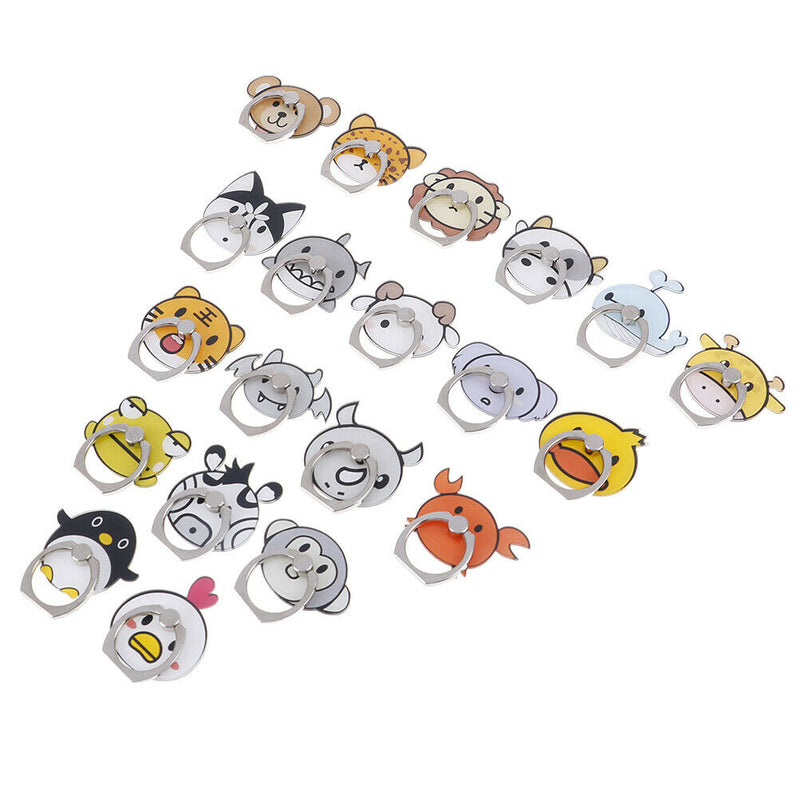 1pcs Universal cartoon animals finger ring mobile phone holder st OZ