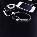 3.5mm Stereo Air Tube Wired Earphone Anti-radiation Binaural Headsets Noise