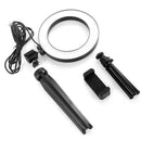 6"/16cm Dimmable LED Ring Light Kit, Camera Fill Lamp w/ Floor Tripod Stand
