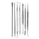 7Pcs Premium Blackhead Acne Comedone Pimple Blemish Extractor Remover Tool