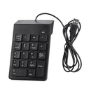 USB Number Pad Numpad Numeric Keypad 18 Keys Keyboard For Laptop Deskto PC LJ
