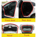 Black L-Shaped Seal Strip Car Door Trunk Weather Strip Edge Trim Hood J3W3