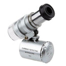 60x Handheld Pocket Microscope Jeweler Magnifier With LED Glass SALE Light V7E9