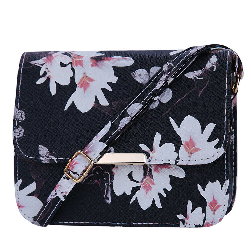 Women Crossbody Messenger bags Handbag Purse Sling Shoulder bags(Black)