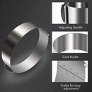 1 pcs Mousse Ring Retractable Round Cake Baking Ring Durable Stainless Steel