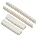 4 Sets Guitar String Bridge Slotted Saddle Nut Bone For Acoustic Guitar