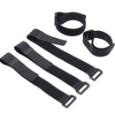 Reusable Silverline Pack Hook Loop Cable Cord Ties Tidy Straps Affordable M&O