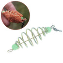 5Pcs Fishing Bait Spring Lure Inline Hanging Tackle Stainless Steel Feeder TEUS