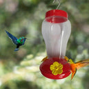 2X(Plastics Bird Water Feeder Bottle Hanging Bird Feeder Garden Outdoor Pla