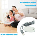 USB Wireless Game Adapter Receiver For Microsoft  XBOX 360 PC Controller Windows