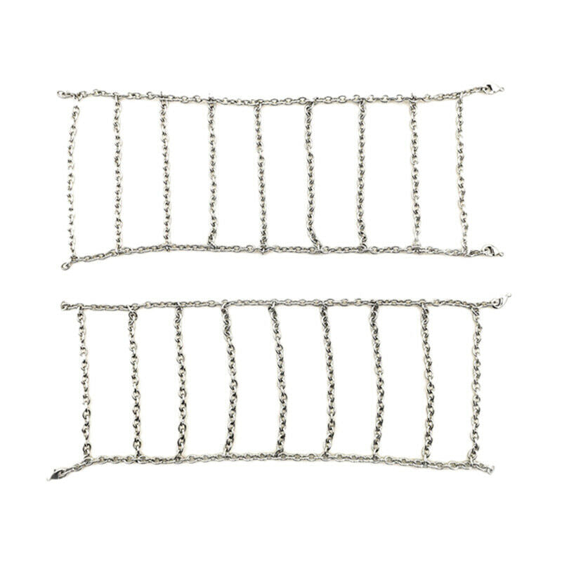 115-120Mm 1.9Inch Tires Snow Chain 1:10 Rc Car For 1/10 Rc Rock Crawler Axi F9U7