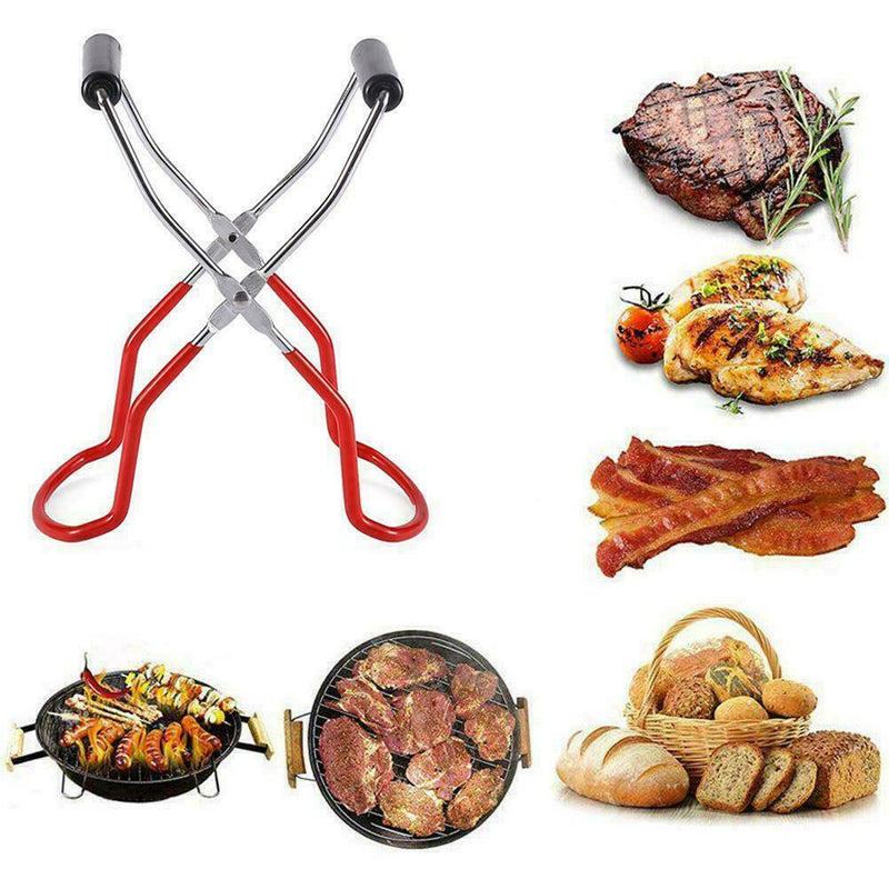 1*Anti-slip Wide-mouth Clip Practical kitchen Tools Grip steel Handle R6S8