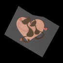 cat patches for clothing romantic heart easy print on A-level washable stickeLJ