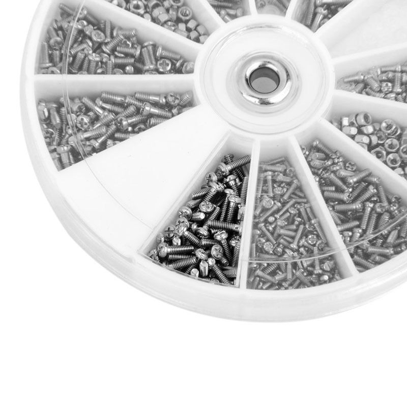 600Pcs Stainless Steel Bolts With Electronics Hex Nuts Screw Assortment Kit set