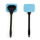 Car Brush Windshield Window Auto Glass Cleaner Tool Wand Microfiber Cloth