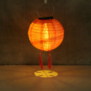 12inch LED Solar Lantern Waterproof Outdoor Hanging Global Light (Orang) A