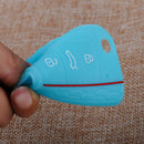 Blue Silicone Flip Remote Key FOB Case Cover Shell fit for VW Golf 7 Mk7 Hf