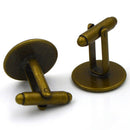 Fashion Men's Cufflinks Power Button Gem Shirt Cufflinks Cuff Links Mens DreE4P7