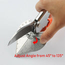 Multi-Purpose Angle Miter Shears Sk5 Blade Woodworking Alloy Scissors Pvc P