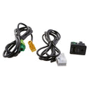 USB 3.5mm AUX Adapter Cable Socket Direct Fitment for VW Passat B6 B7 Touran